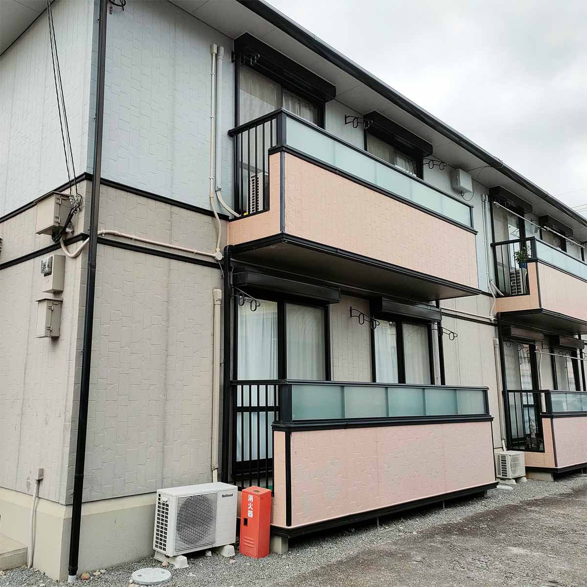 屋根外壁塗装（三田市ハイツ）施工前