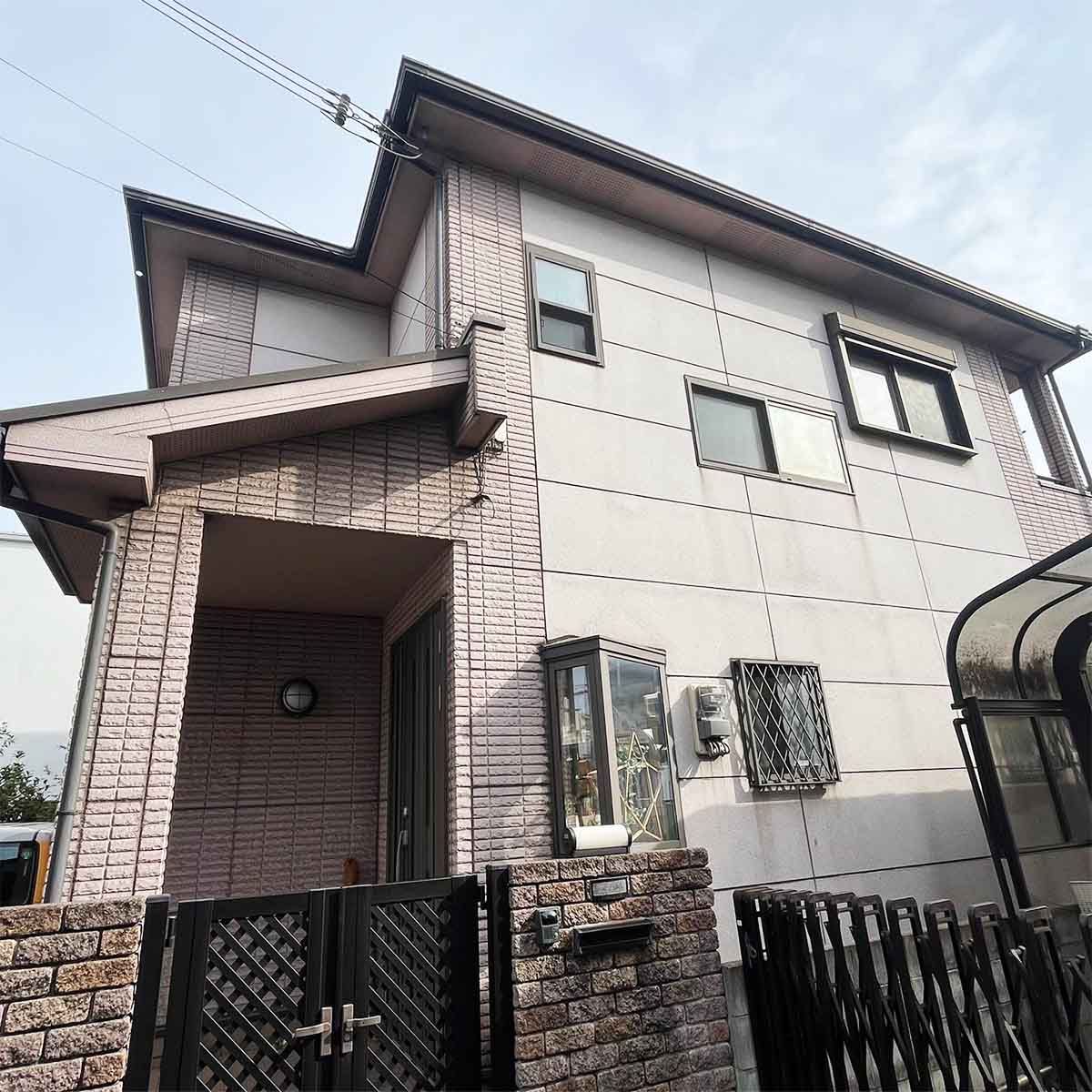 屋根外壁塗装工事（加古川市）施工前