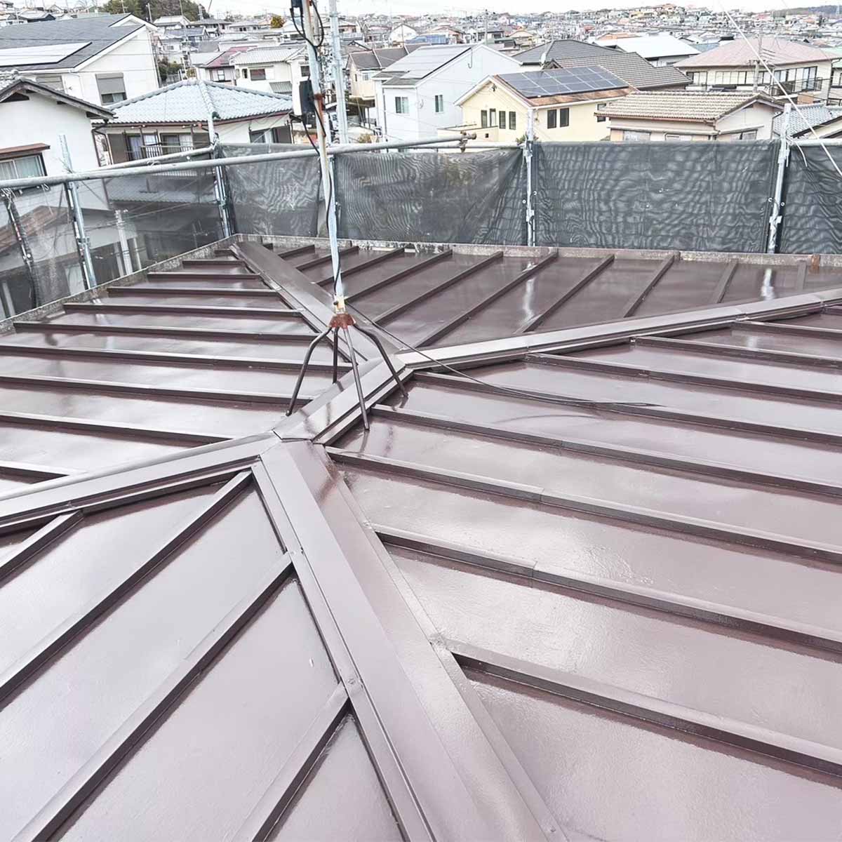 屋根塗装工事(三木市)
