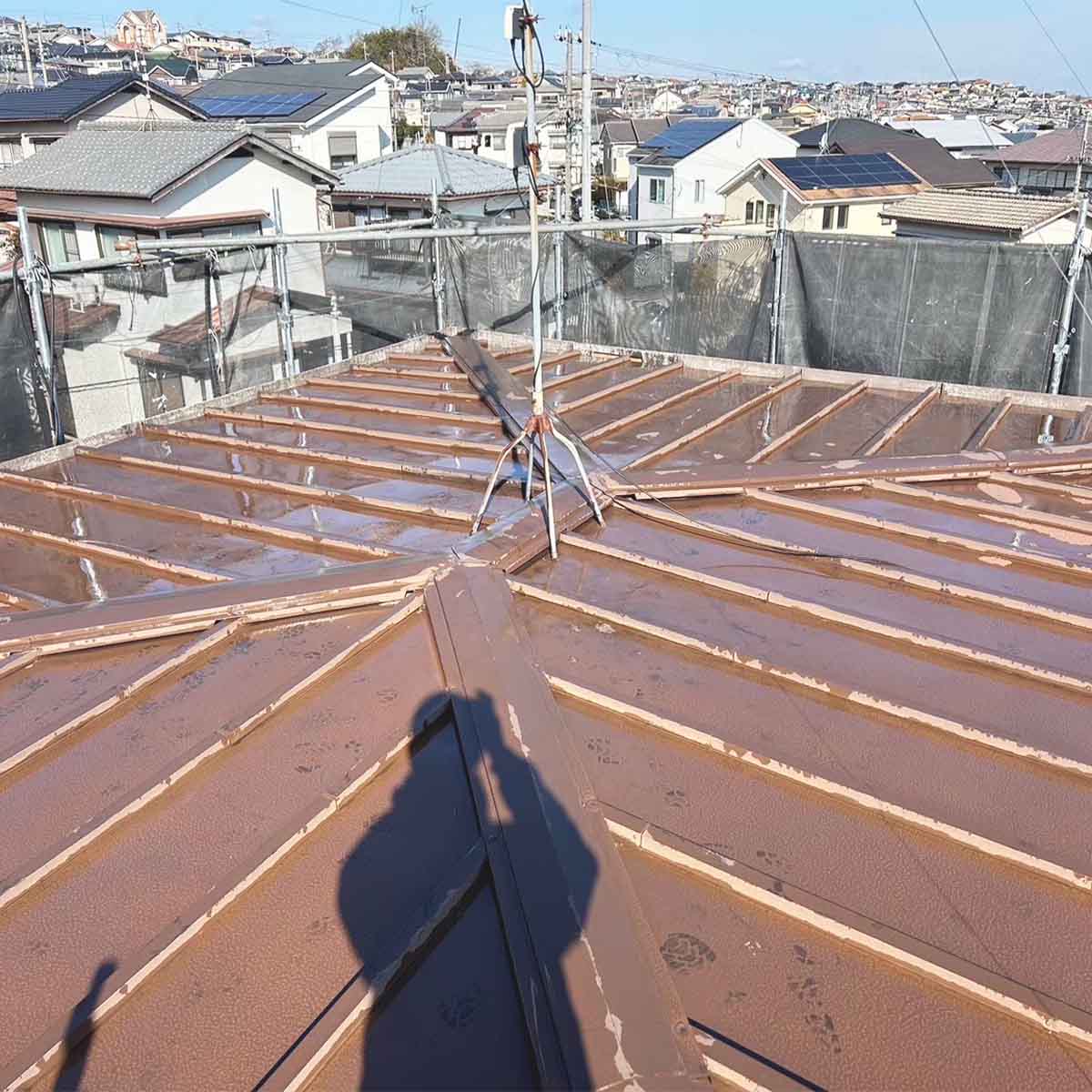 屋根塗装工事（三木市）施工前