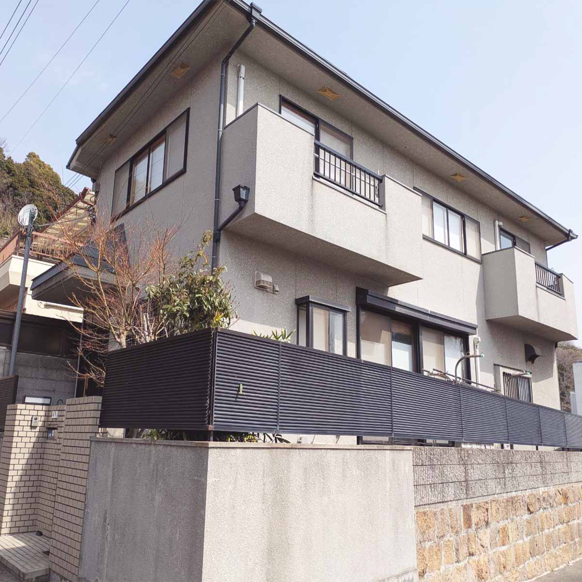 屋根外壁塗装工事（兵庫区）施工前