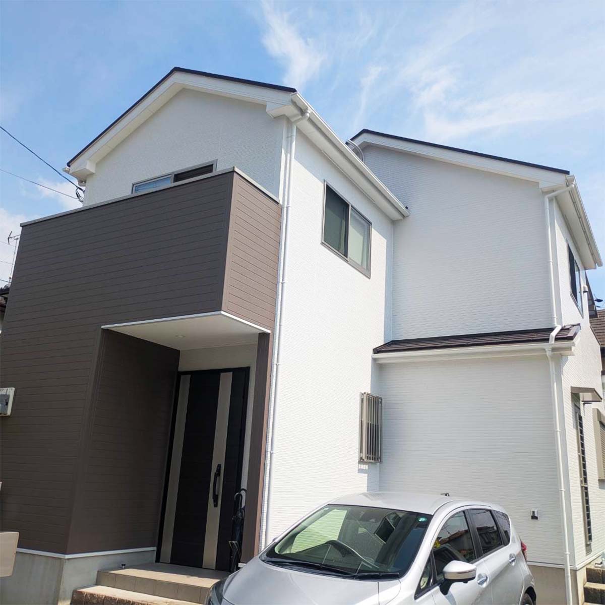 屋根壁塗装工事（川西市）